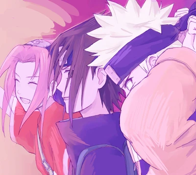 anime, naruto, ninja, sakura, sasuke