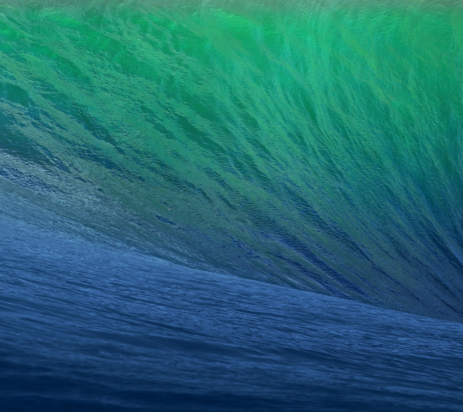 Surfer riding a large wave in the ocean on a blue green green ocean (blue, green, line, wave)