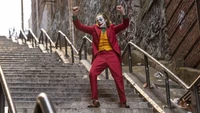 Joker Dancing on the Stairs: A Defiant Moment from the 2019 Film