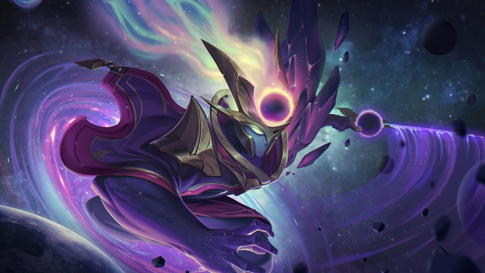 dark cosmic, yasuo, lol, league of legends, video game wallpaper