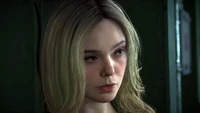 Elle Fanning as a character in Death Stranding 2, showcasing realistic graphics and emotional depth.