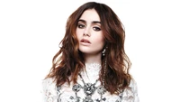 lily collins, beautiful, photoshoot, photo shoot, actress wallpaper