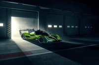 Lamborghini SC63 Le Mans Hypercar em destaque