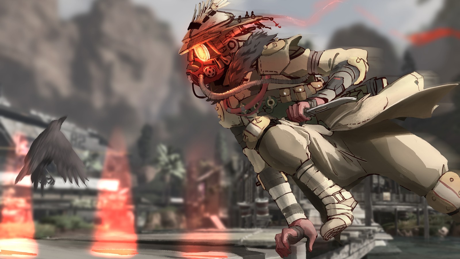 apex legends, video game, bloodhound wallpaper