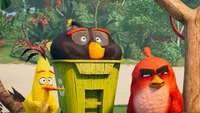 Rojo, Chuck y Bomb de la película "Angry Birds 2