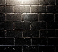 Textured Black Brick Wall Background