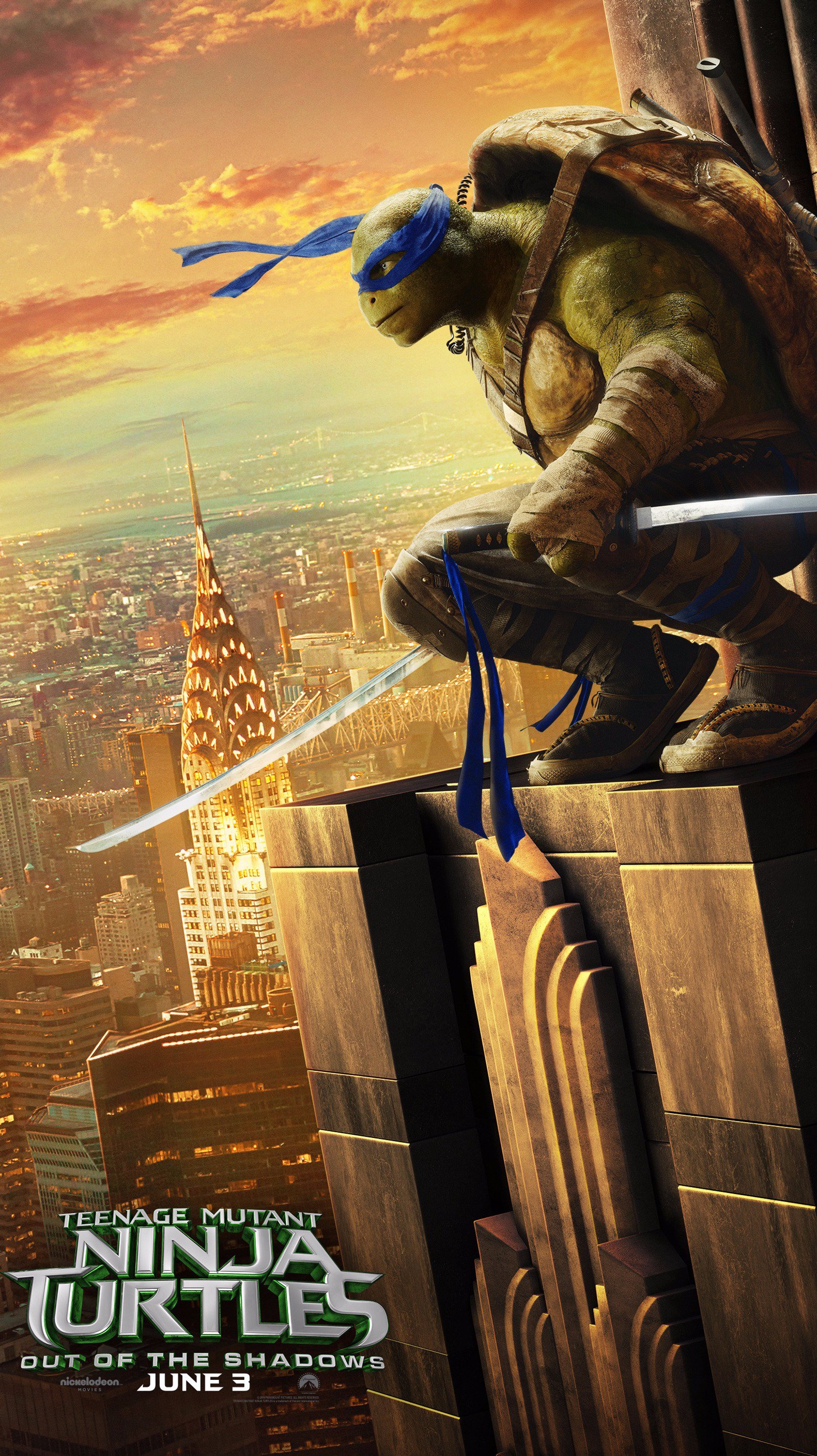 leo, leonardo, mutant, ninja turtles, out of the shadows Download Wallpaper