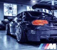 Powerful BMW M Series in a Showroom Setting