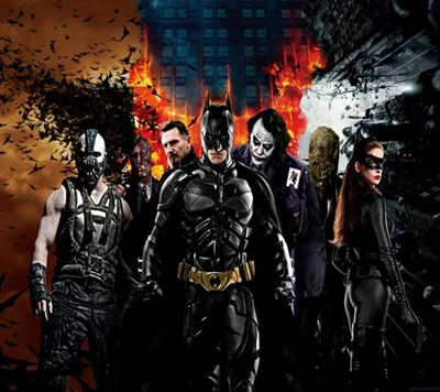 batman, noir, sombre, the dark knight rises, mal