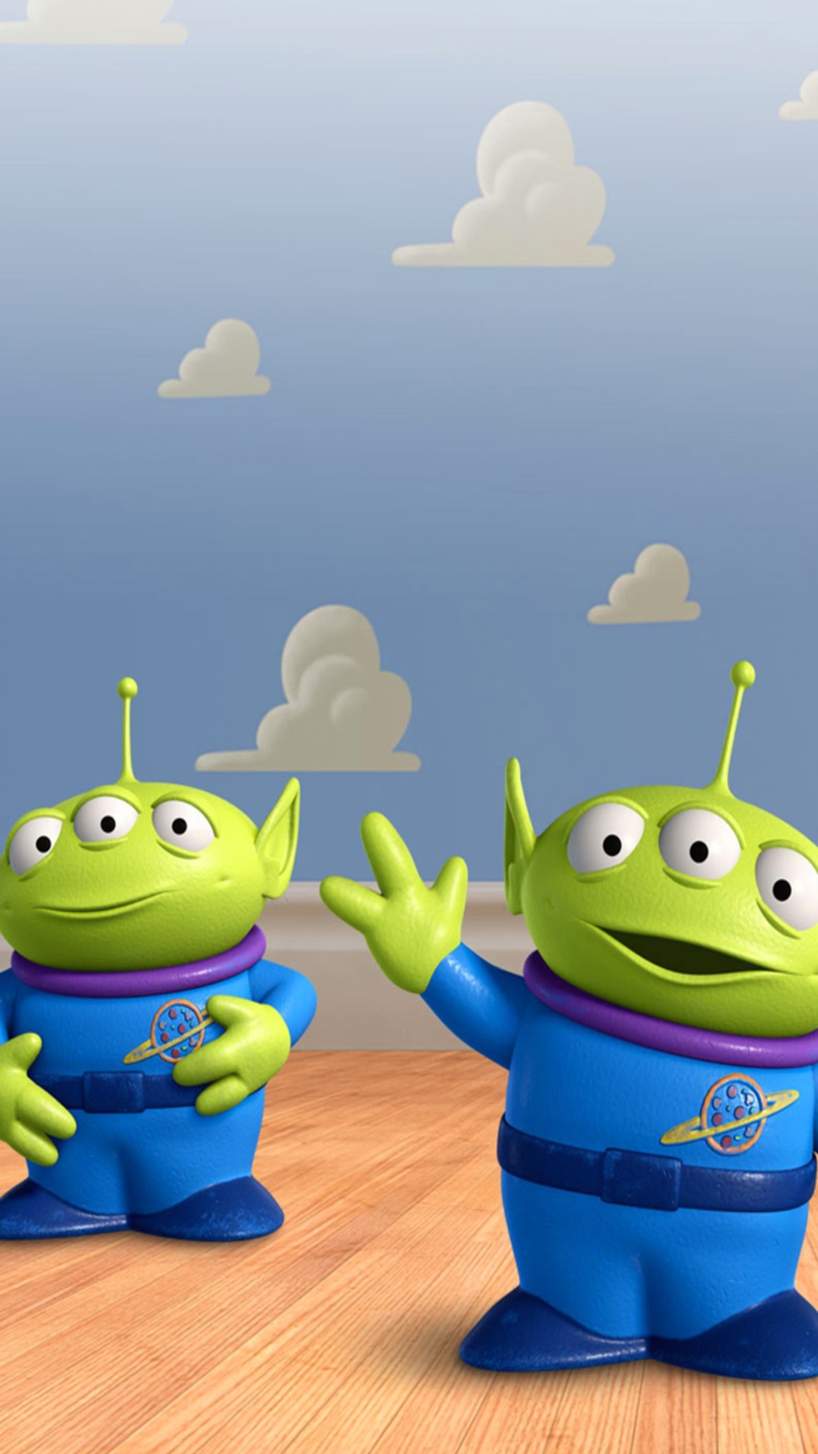 Скачать обои мультфильмы, toy story aliens