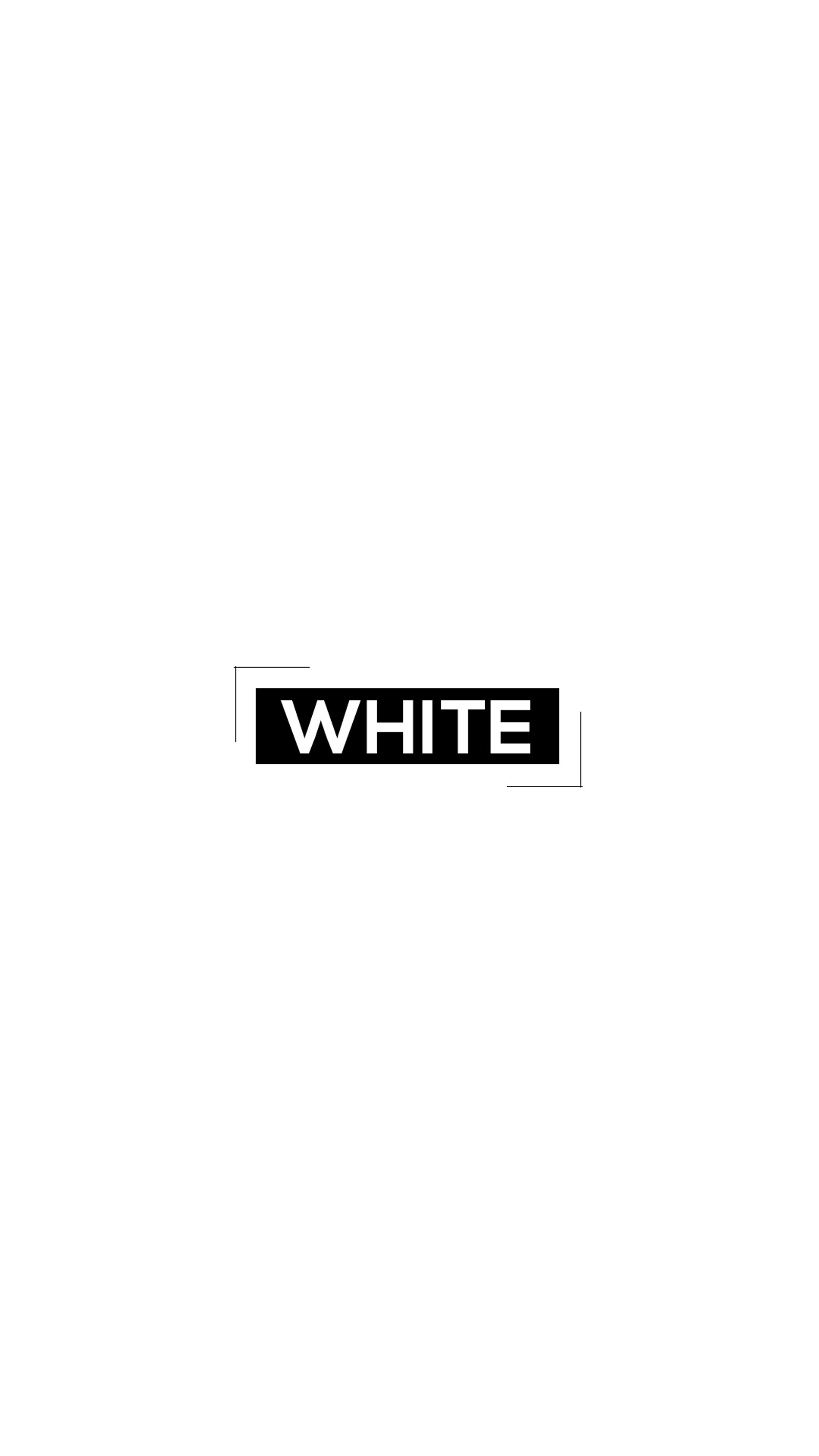 Araffe white text on a white background with a black and white image (2019, simple, white)