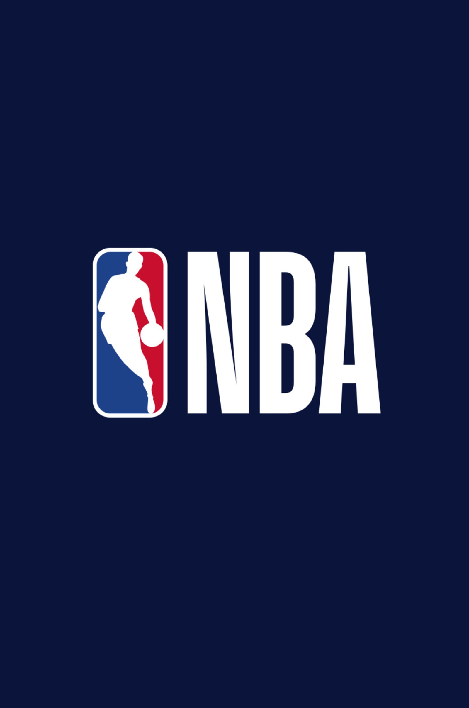 A close up of a basketball logo on a dark blue background (basketball, life, nba)