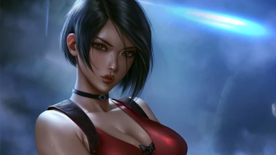 ада вонг, ada wong, resident evil 2, видеоигра