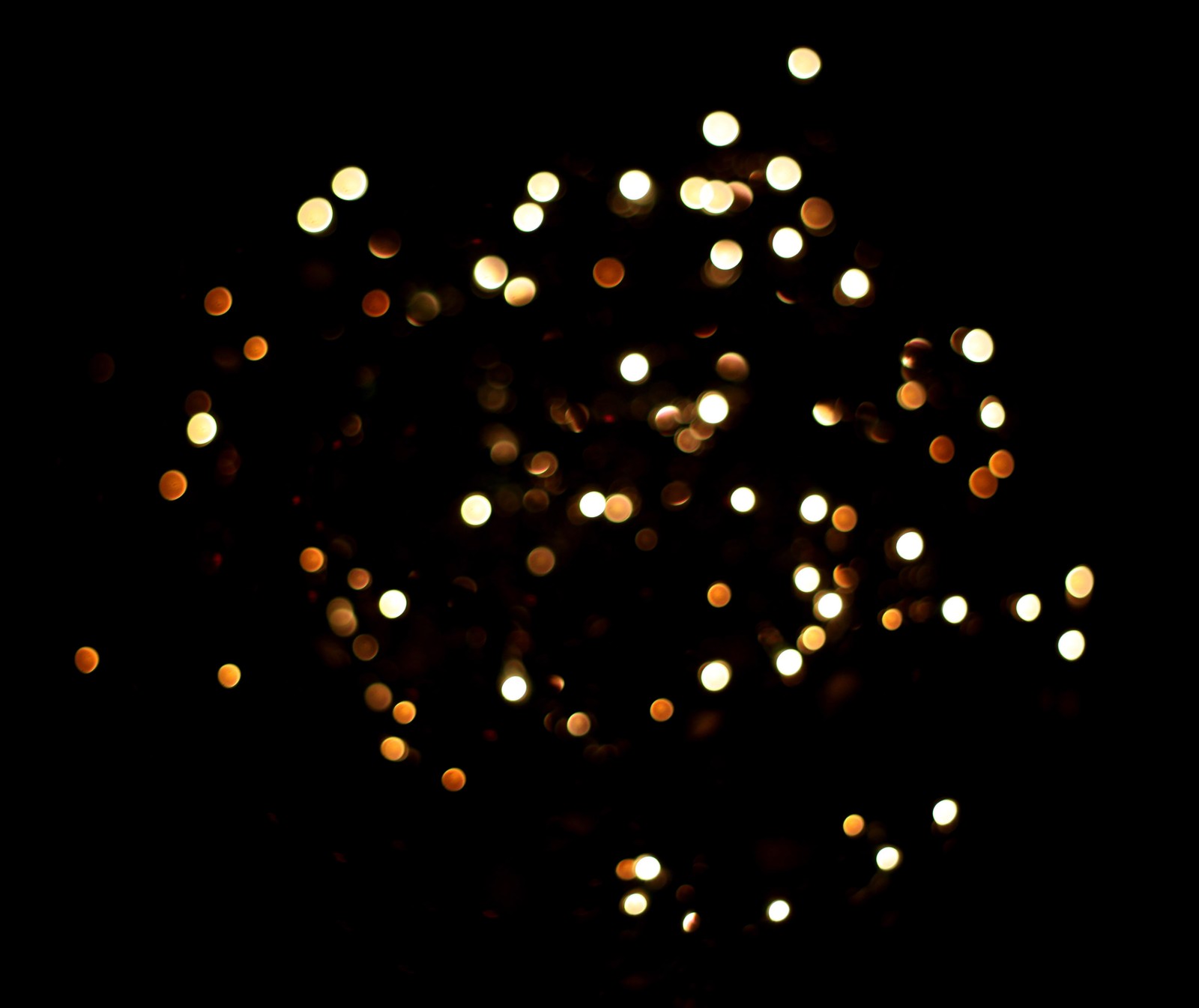 Imagem arafed de um monte de luzes no escuro (bokeh, círculo, meia noite, evento, tutorial)