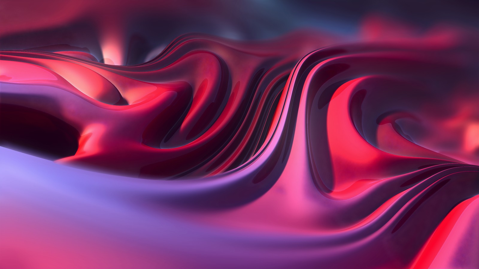 Abstrato, 3d, vermelho, roxo, líquido, líquido, líquido, líquido, líquido, líquido (arte fractal, vermelho, rosa, água, roxo)