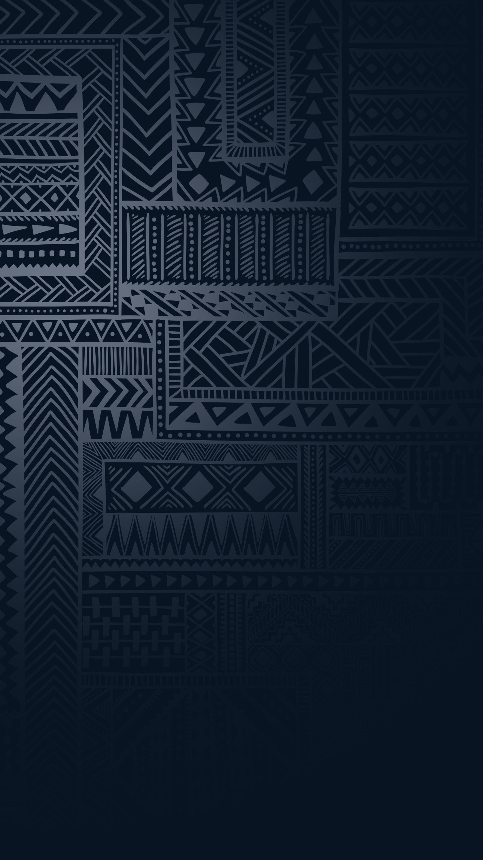 A close up of a black and white pattern with a black background (blue, design)