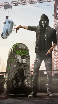 character, game, hacker, watch dogs 2 wallpaper