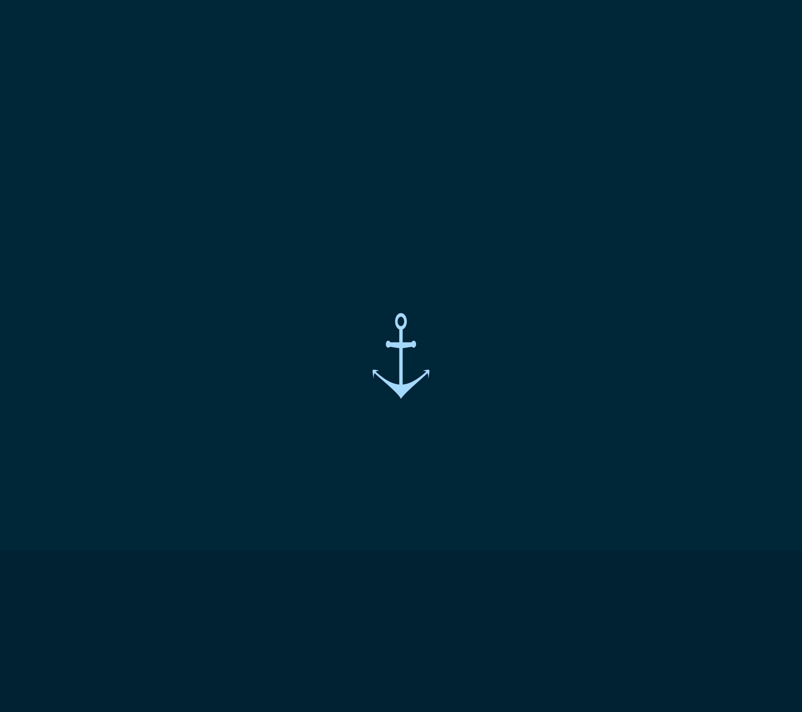 A close up of a blue anchor on a dark background (anchor, blue)