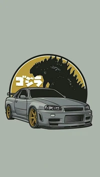 cars, jdm, skyline, r34, gtr