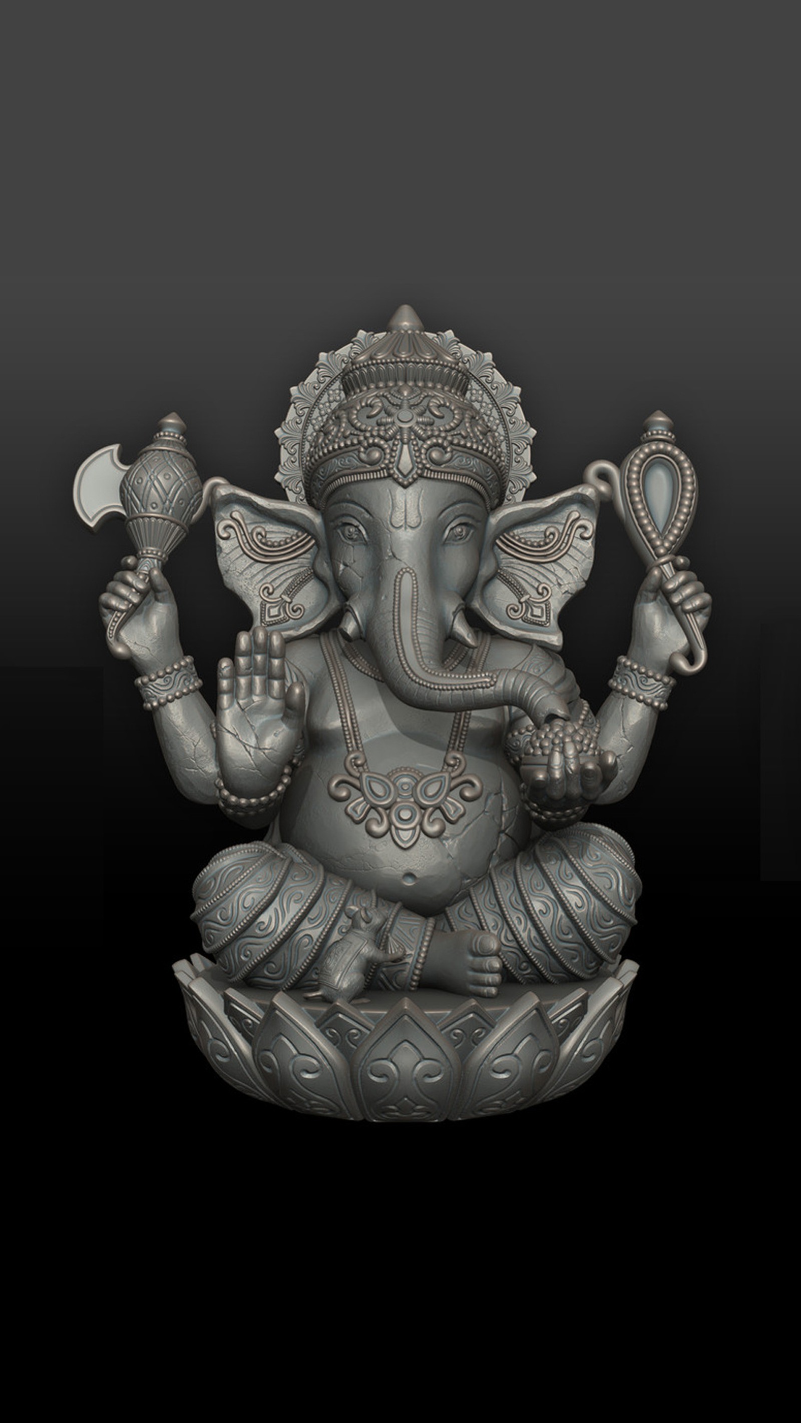 Скачать обои ганеша, ganesha, ганпати, господь ганеша, lord ganesha