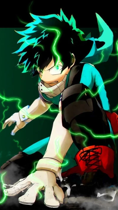 anime, boku no hero academia, deku, izuku midoriya, my hero academia