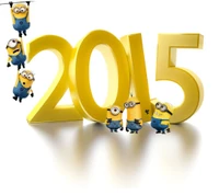 2015, cute, happy, minions, new