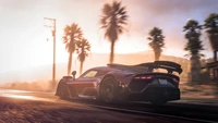 Epic Drive al Atardecer en Forza Horizon 5: Aventura en Coche Deportivo