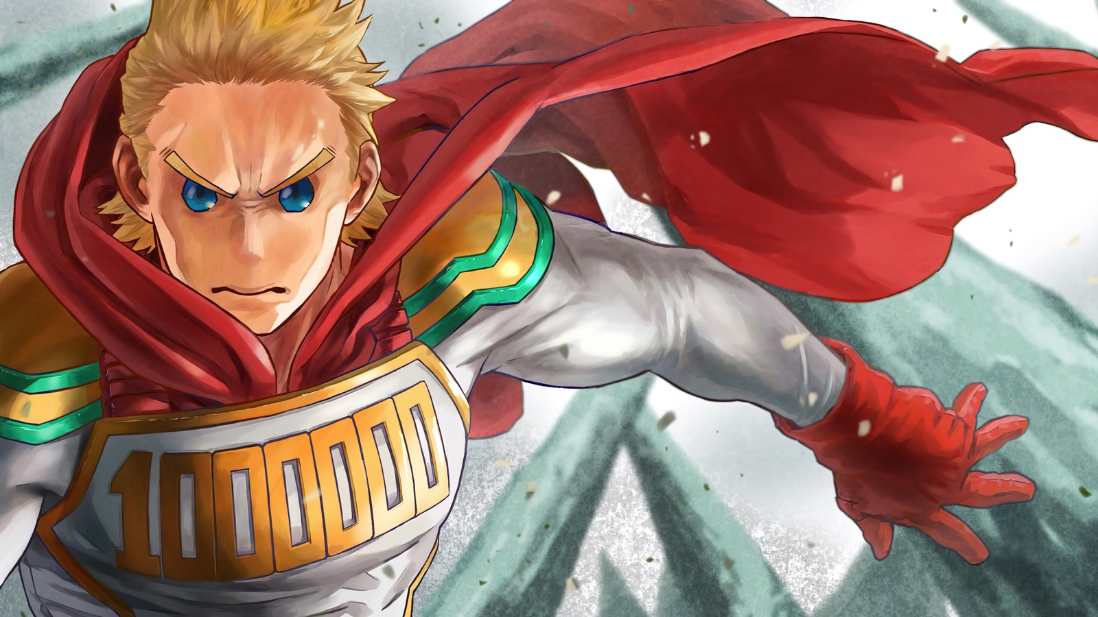 Скачать обои мирио тогата, mirio togata, лемиллион, lemillion, my hero academia