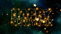 happy new year, stars, girly backgrounds, 5k, january wallpaper