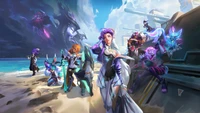 Anima Squad Champions Unite: A League of Legends Epic on the Beach