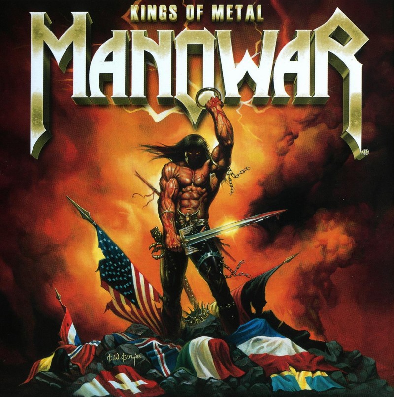 Постер к фильму «manowar» (хеви метал, heavy metal, пауэр метал, power metal, демон)