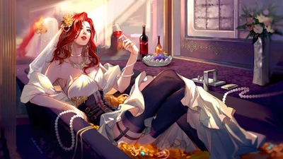 Miss Fortune : La Mariée du Péché – Élégance Exquise dans League of Legends