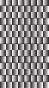 Illusion abstraite de damier noir et blanc