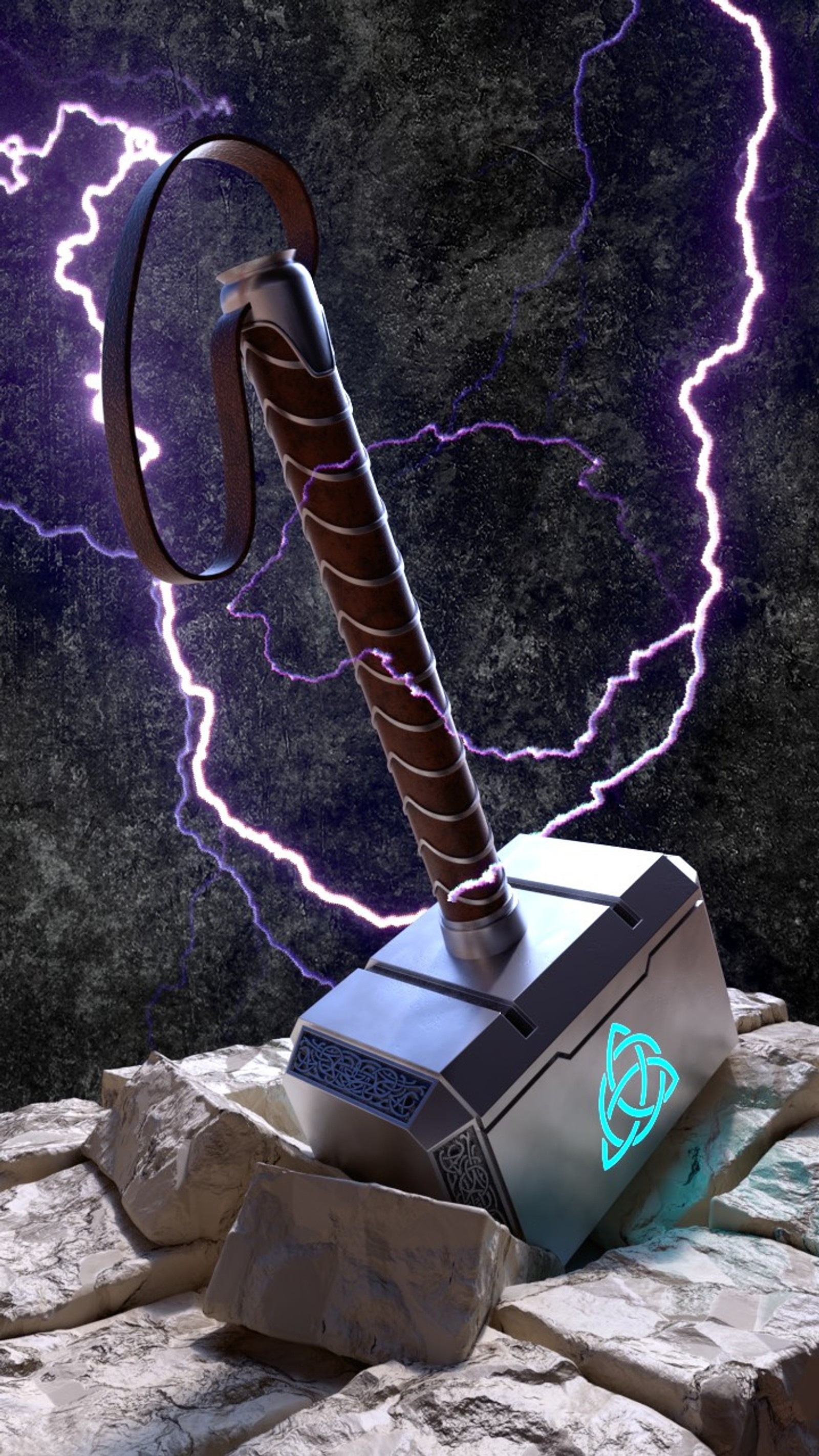 Lade mjölnir, mjolnir, marvel, hammer, gott des donners Hintergrund herunter