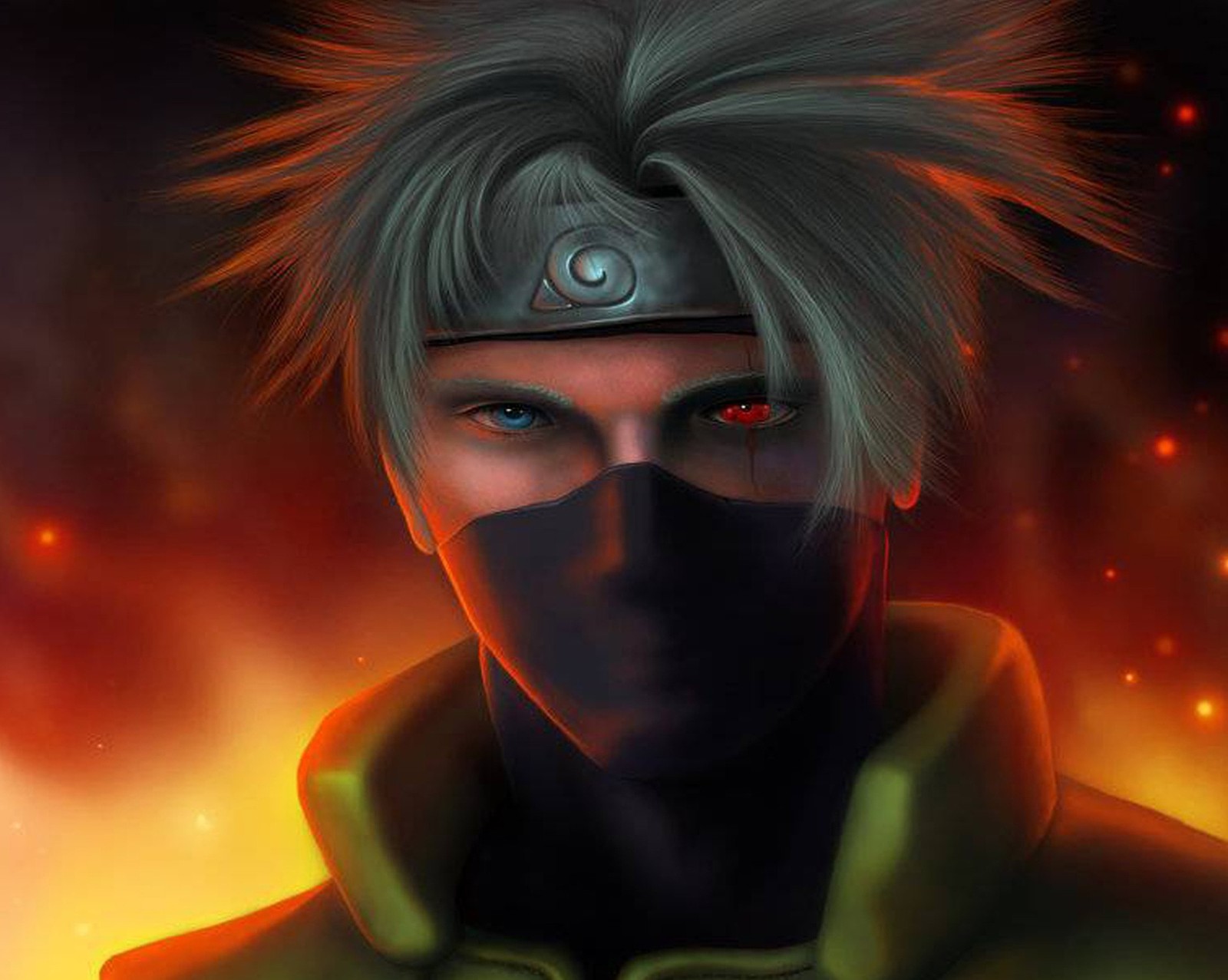 Descargar fondo de pantalla hatake, kakashi, naruto