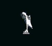 Adidas Shoe Logo with Splash Effect