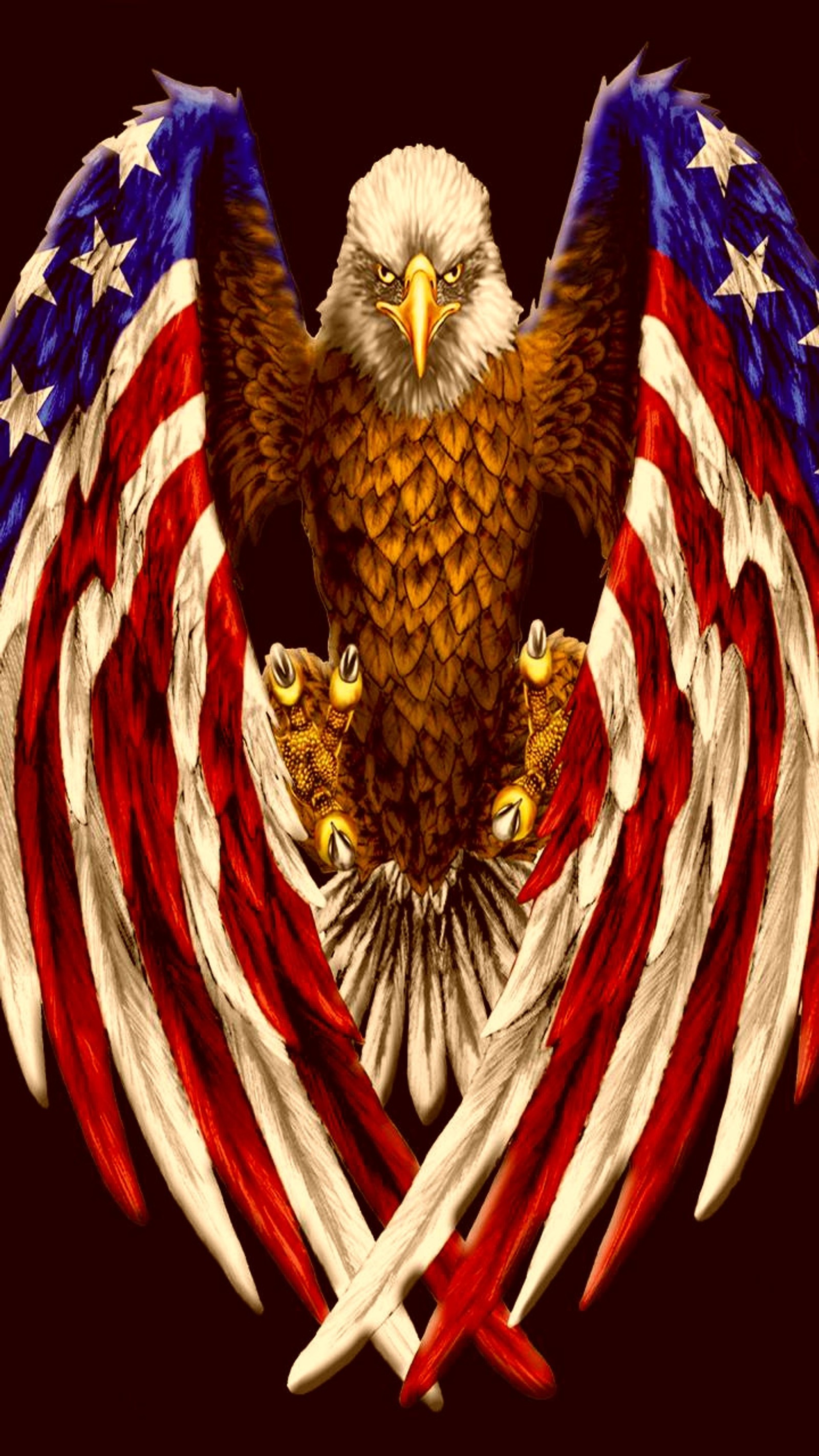 america, eagle, eagles, flag, flags Download Wallpaper