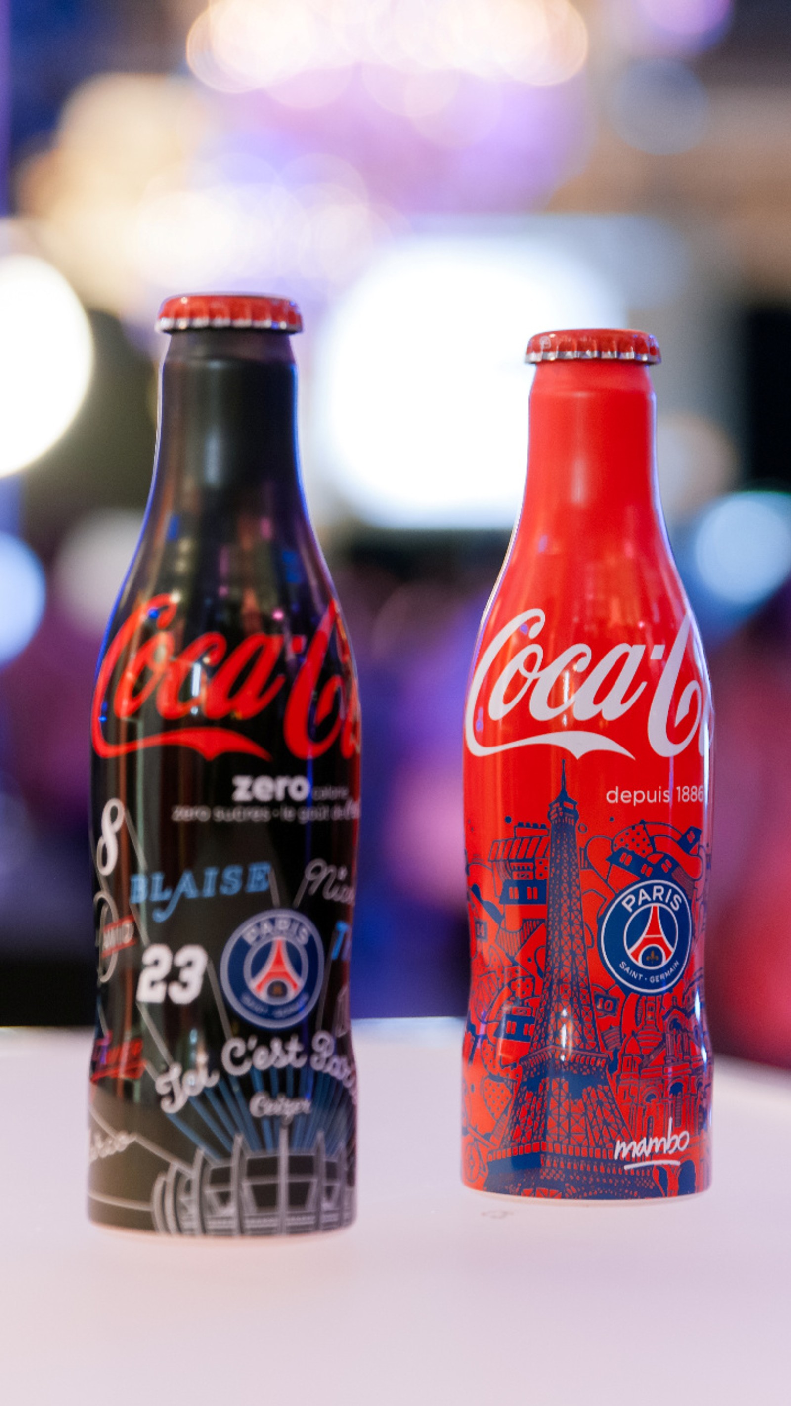 Lade coca, cola, fuß, paris saint germain, psg Hintergrund herunter