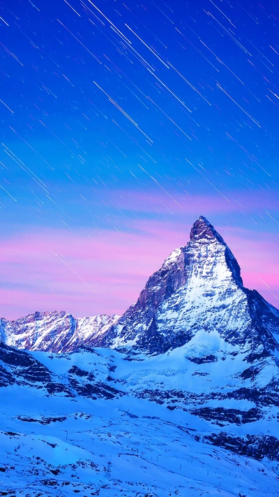 paisaje, matterhorn, montaña