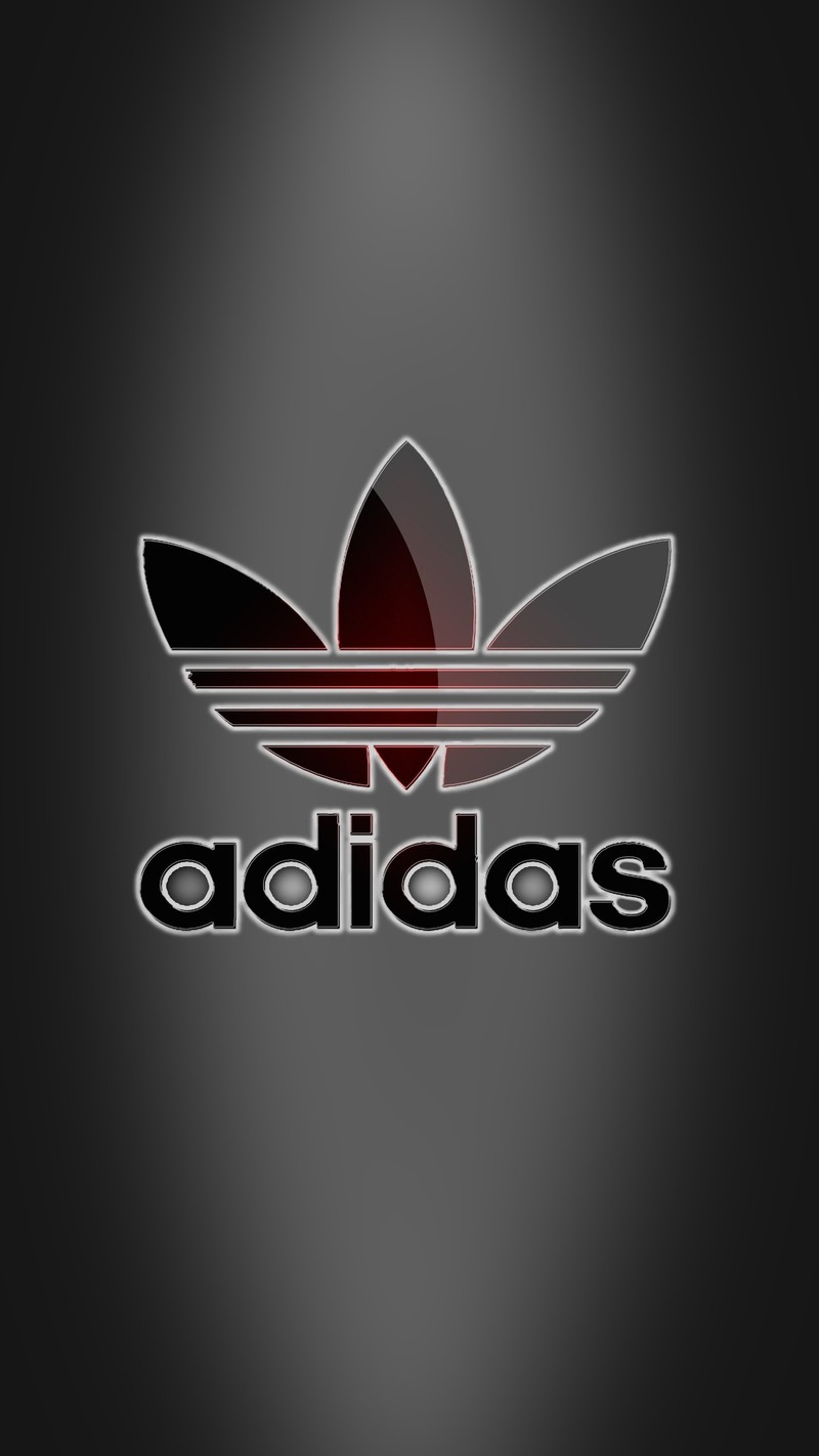 Логотип adidas на темном фоне (бренд, логотипы, марка)