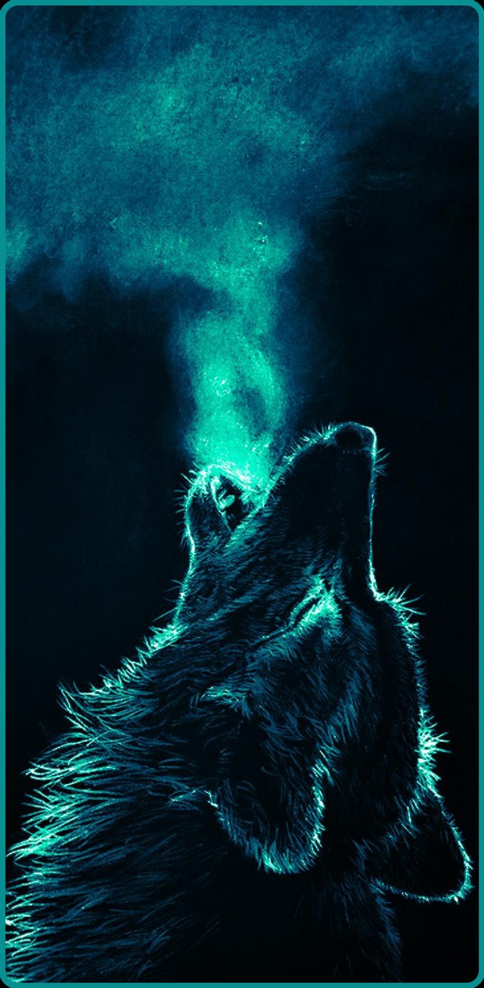 Descargar fondo de pantalla lobo, negro, estrella, espacio, osos