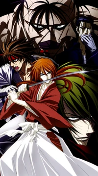 1080x1920, anime, kenshin himura, rurouni kenshin wallpaper