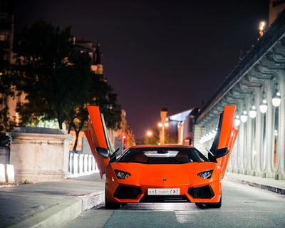 auto, lamborghini aventador