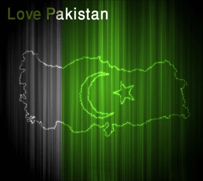 Amour du Pakistan : Indépendance Illuminée