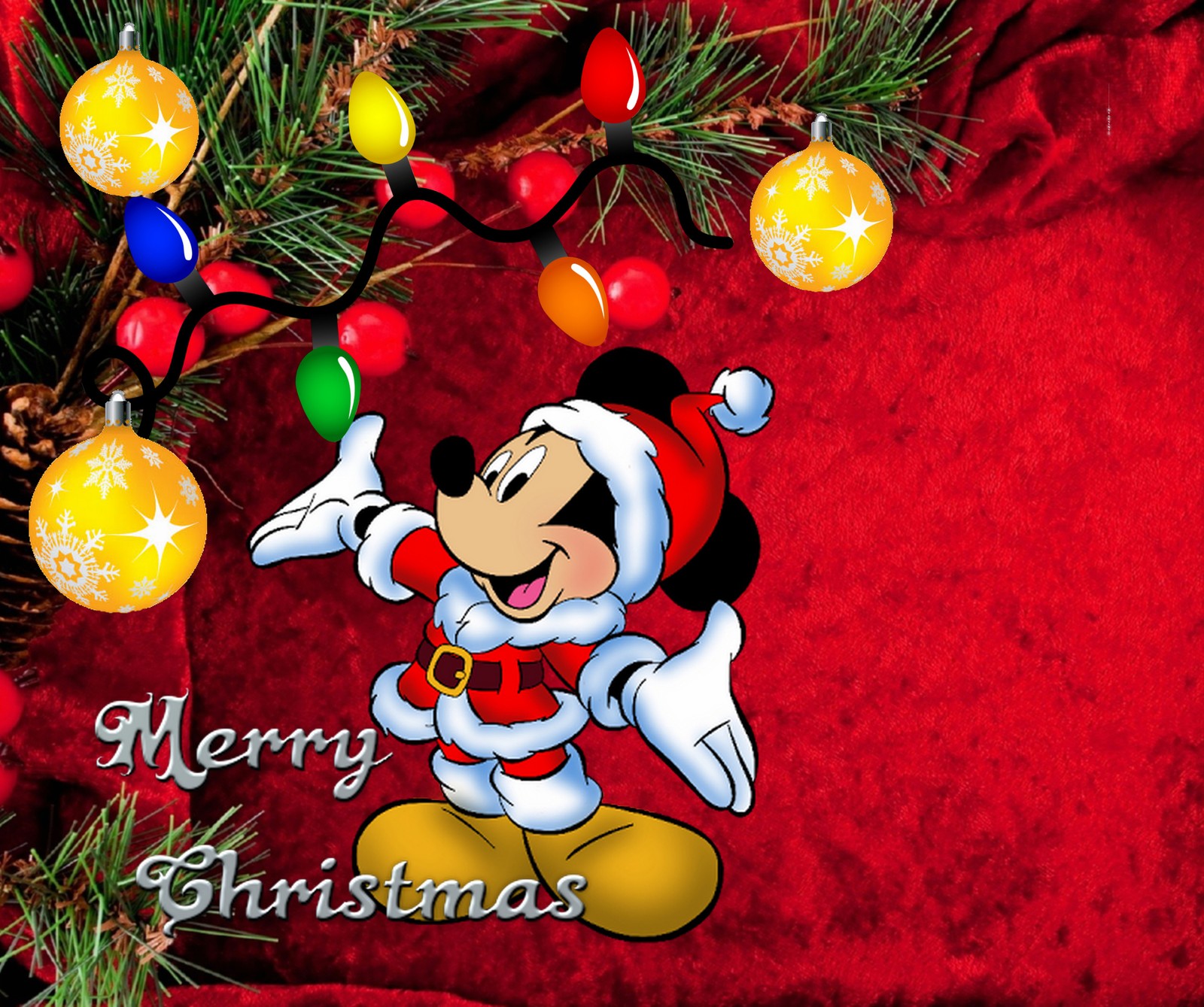 Mickey mouse christmas wallpapers (cartoon, disney christmas, merry christmas, miki mouse, xmas)