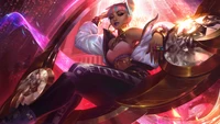 Qiyana: Arte de Splash de Dano Verdadeiro de League of Legends