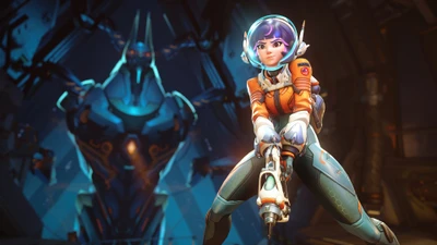 Juno from Overwatch 2: Futuristic Heroine Ready for Battle