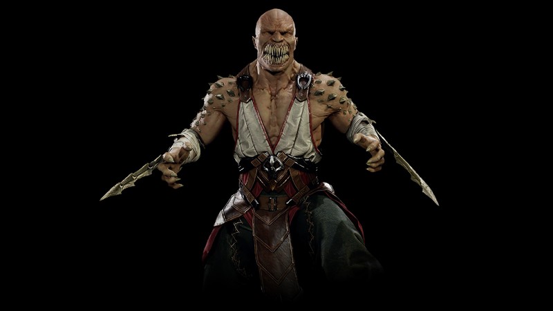 Крупный план мужчины с мечом и рубашкой (барака, baraka, mortal kombat 11, видеоигра)