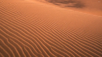 desierto, arena, erg, forma de relieve eólica, naranja