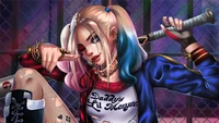 harley quinn, dc comics, anti hero, comics, comic wallpaper